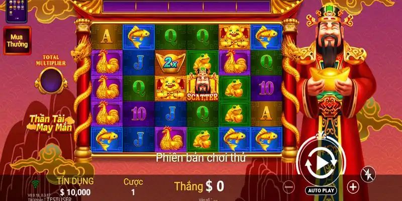 Game nổ hũ thần tài có lối chơi đơn giản phù hợp cho người mới trải nghiệm